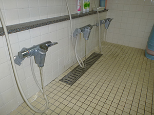 浴室　シャワー付混合栓（給湯管）　洗浄後